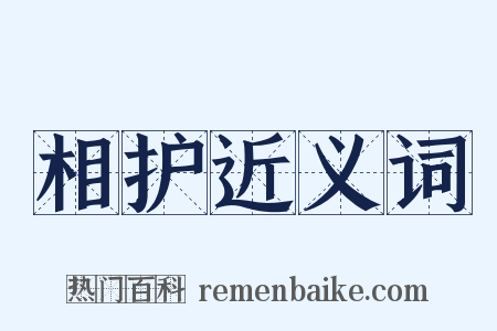 相护近义词是什么意思的图片